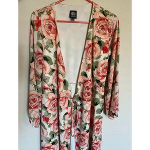 Bobeau XS Rose Wrap Dress